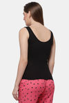 Floret Cotton Camisole (Pack of 2) - Skin Black — thumbnail 7